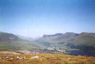 view over Nantlle valley from Mynydd Cilgwyn, Carmel