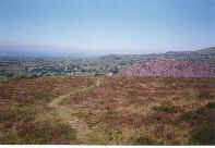 view from Mynydd Cilgwyn, Carmel