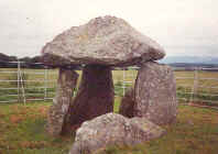 chambered tomb near Bodowyr, Brynsiencyn,Anglesey