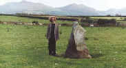 the same standing stone near Llandwrog