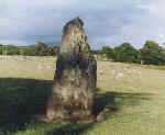 standing stone at Plasnewydd, Gwynedd